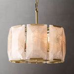 Harluxe Calcite Round Chandelier 19"
