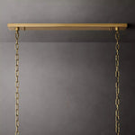 Harluxe Calcite Rectangle Chandelier 62"