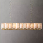 Harluxe Calcite Rectangle Chandelier 74"