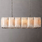 Harluxe Calcite Rectangle Chandelier 42"