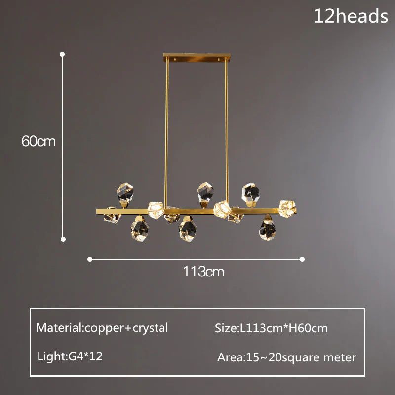 Angle Linear Chandelier