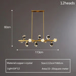 Angle Linear Chandelier