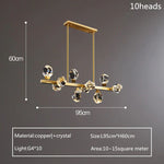 Angle Linear Chandelier