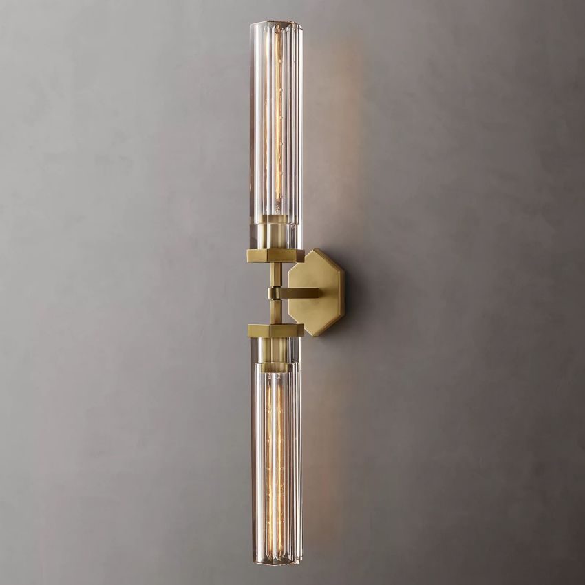 Lamport Hexagonal Double Wall Sconce