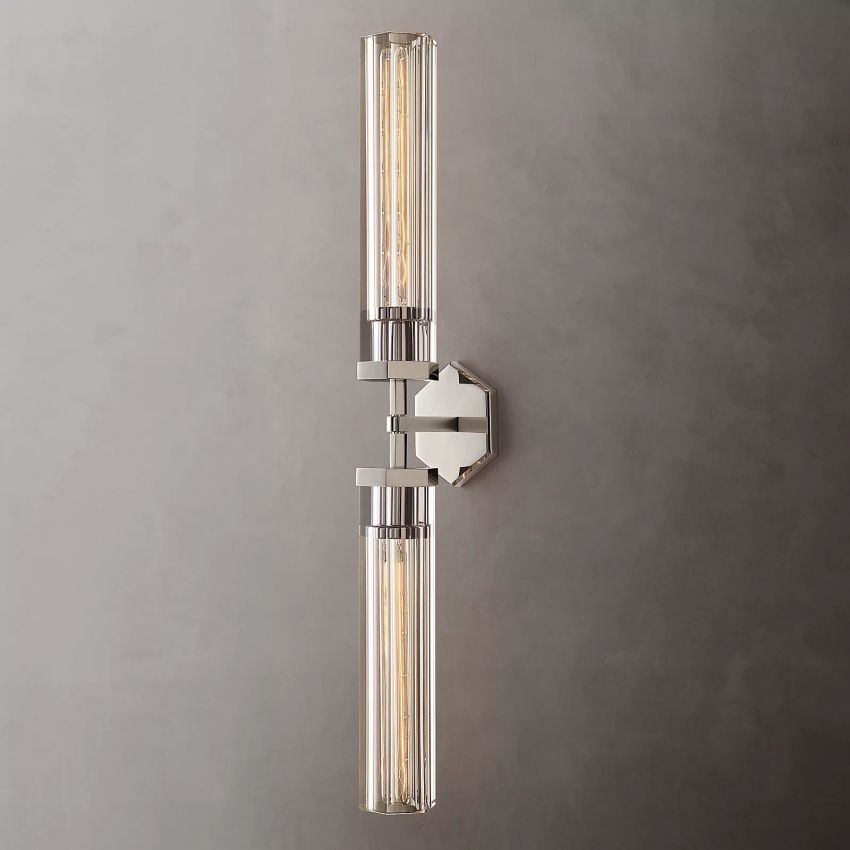 Lamport Hexagonal Double Wall Sconce