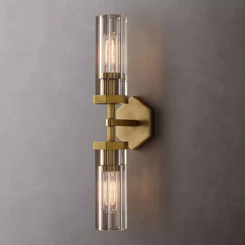 Lamport Hexagonal Double Wall Sconce