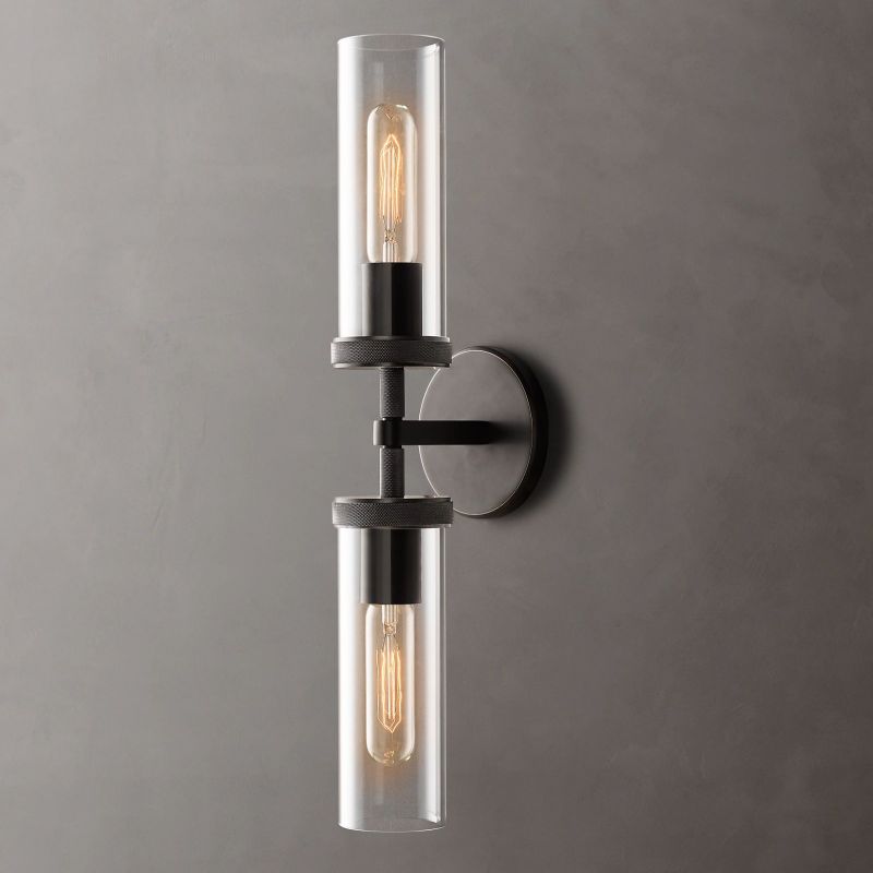 Lamport Cylindrical Double Wall Sconce