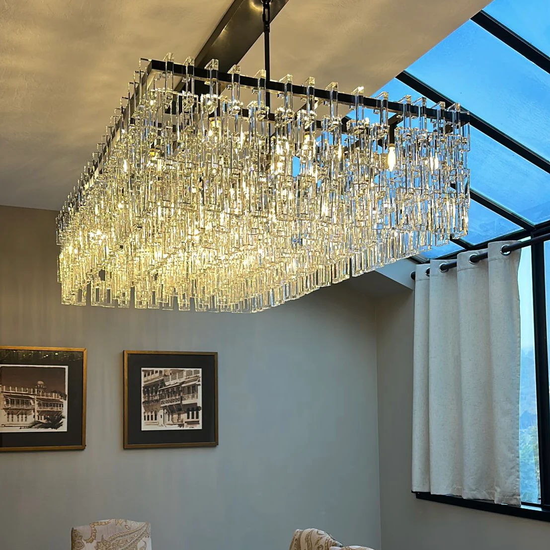 Marvion Rectangle Chandelier 60"