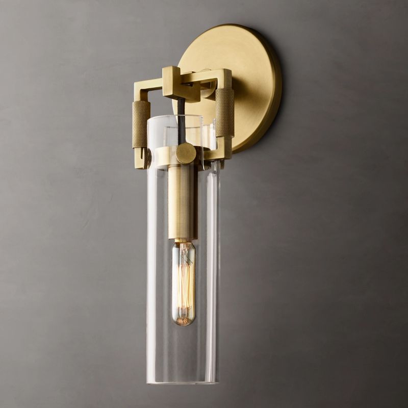 Machery Cylinder Wall Sconce