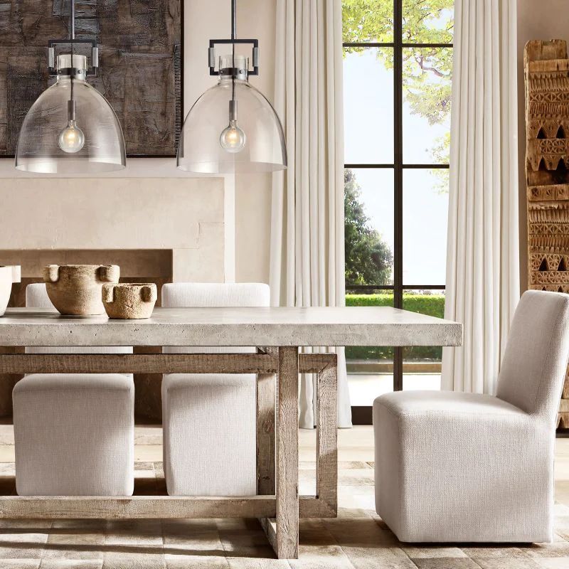 Machery Glass Cloche Pendant Light
