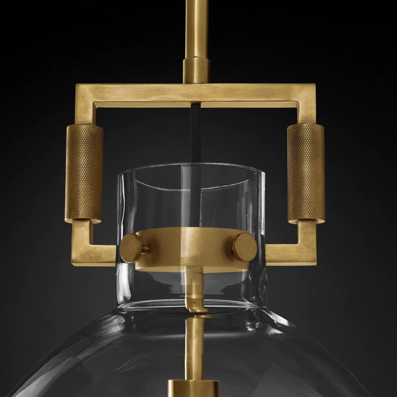 Machery Glass Cloche Pendant Light