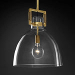 Machery Glass Cloche Pendant Light