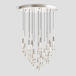Soltaire Raindrop Round Chandelier