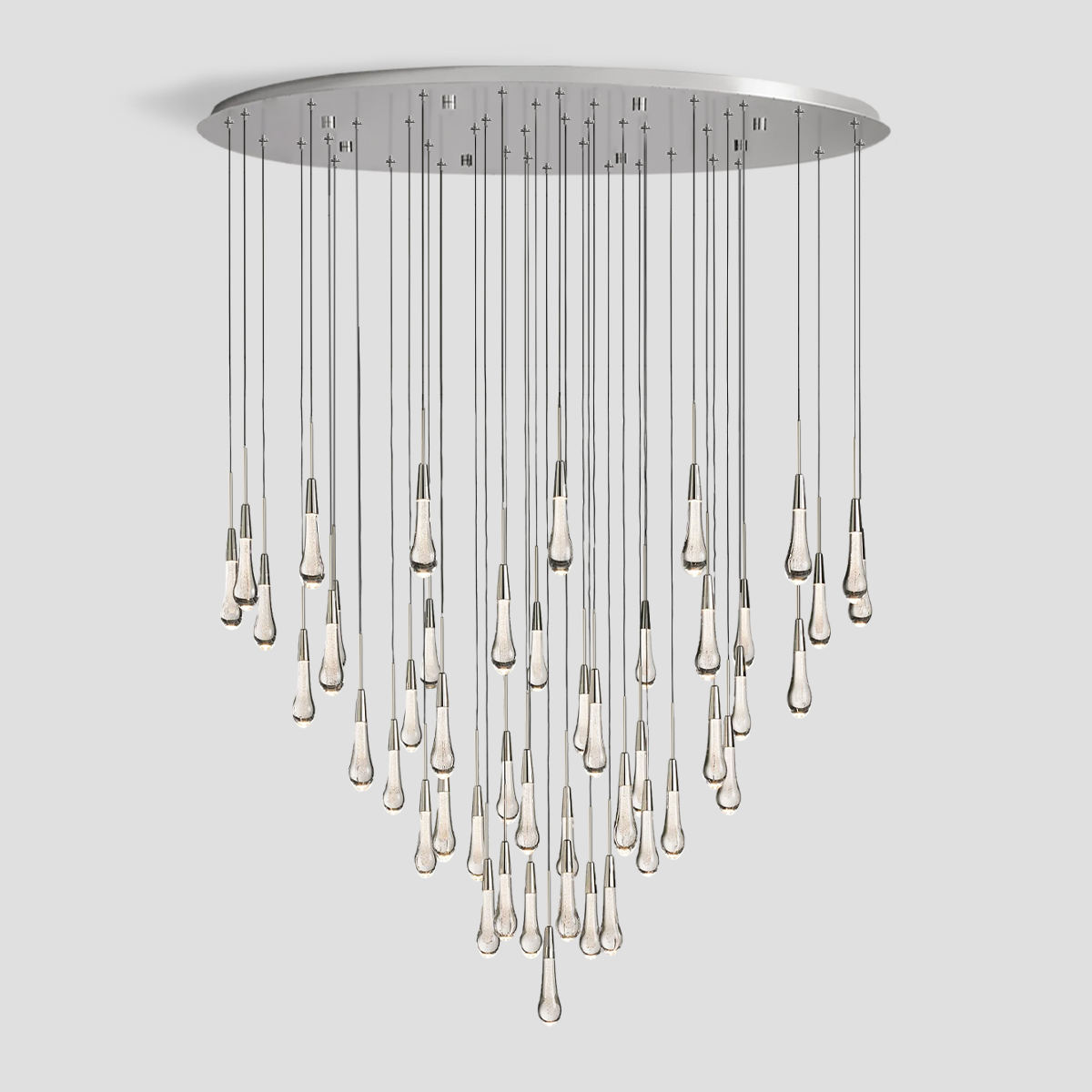 Soltaire Raindrop Round Chandelier