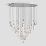 Soltaire Raindrop Round Chandelier