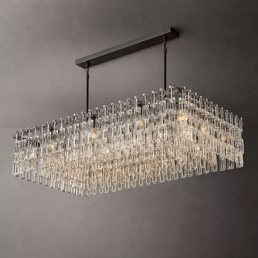 Marvion Rectangle Chandelier 60"