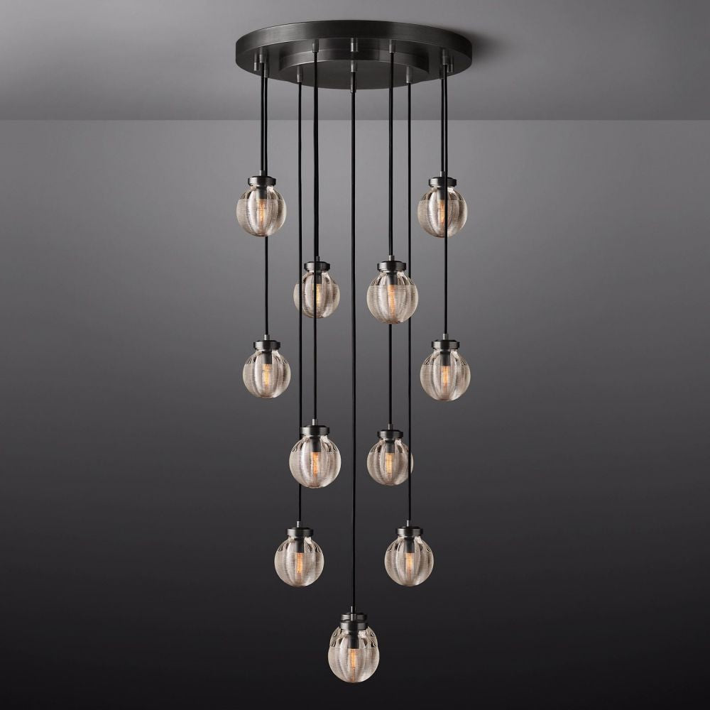 Pevaris Round Chandelier 22"