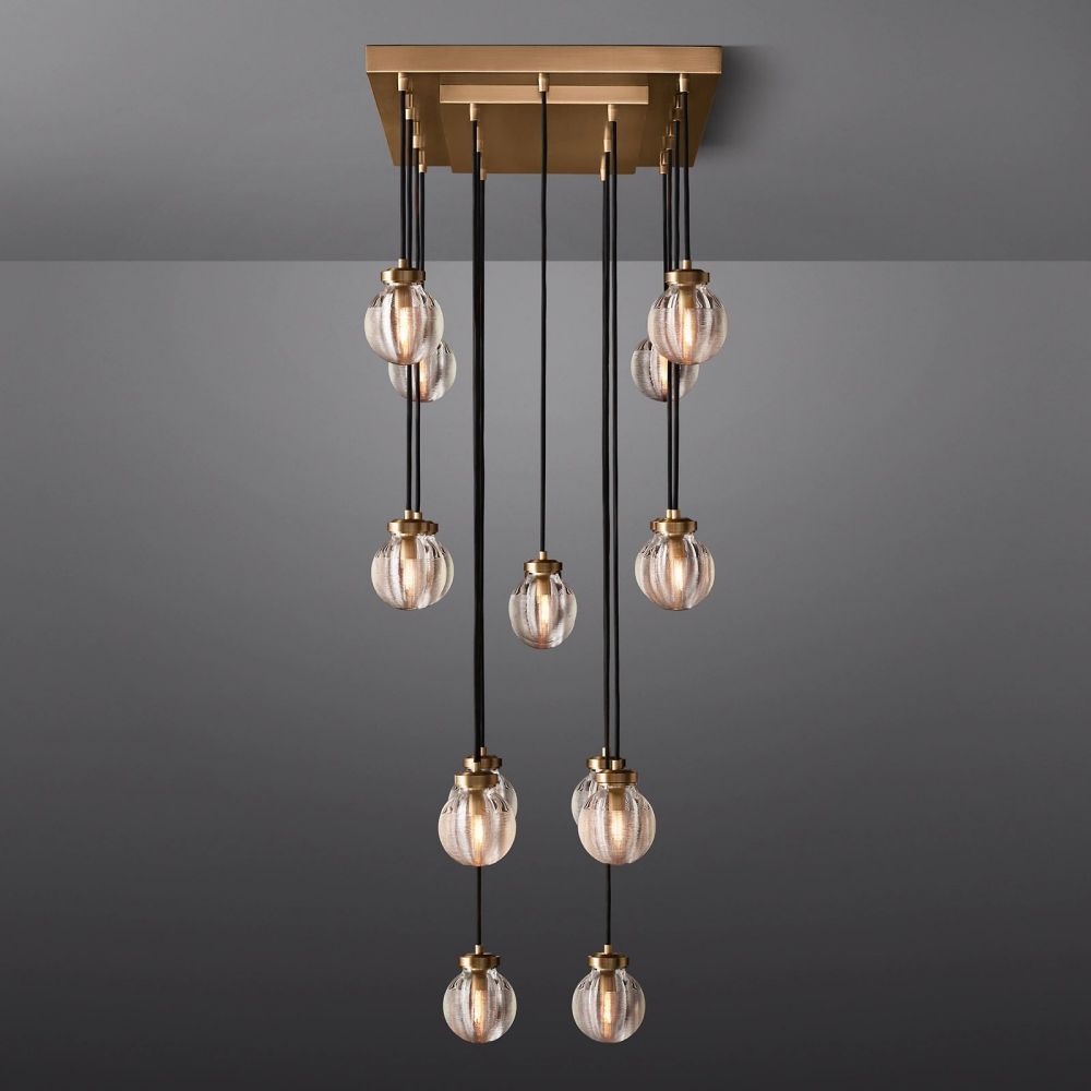 Pevaris Rectangle Chandelier 36"