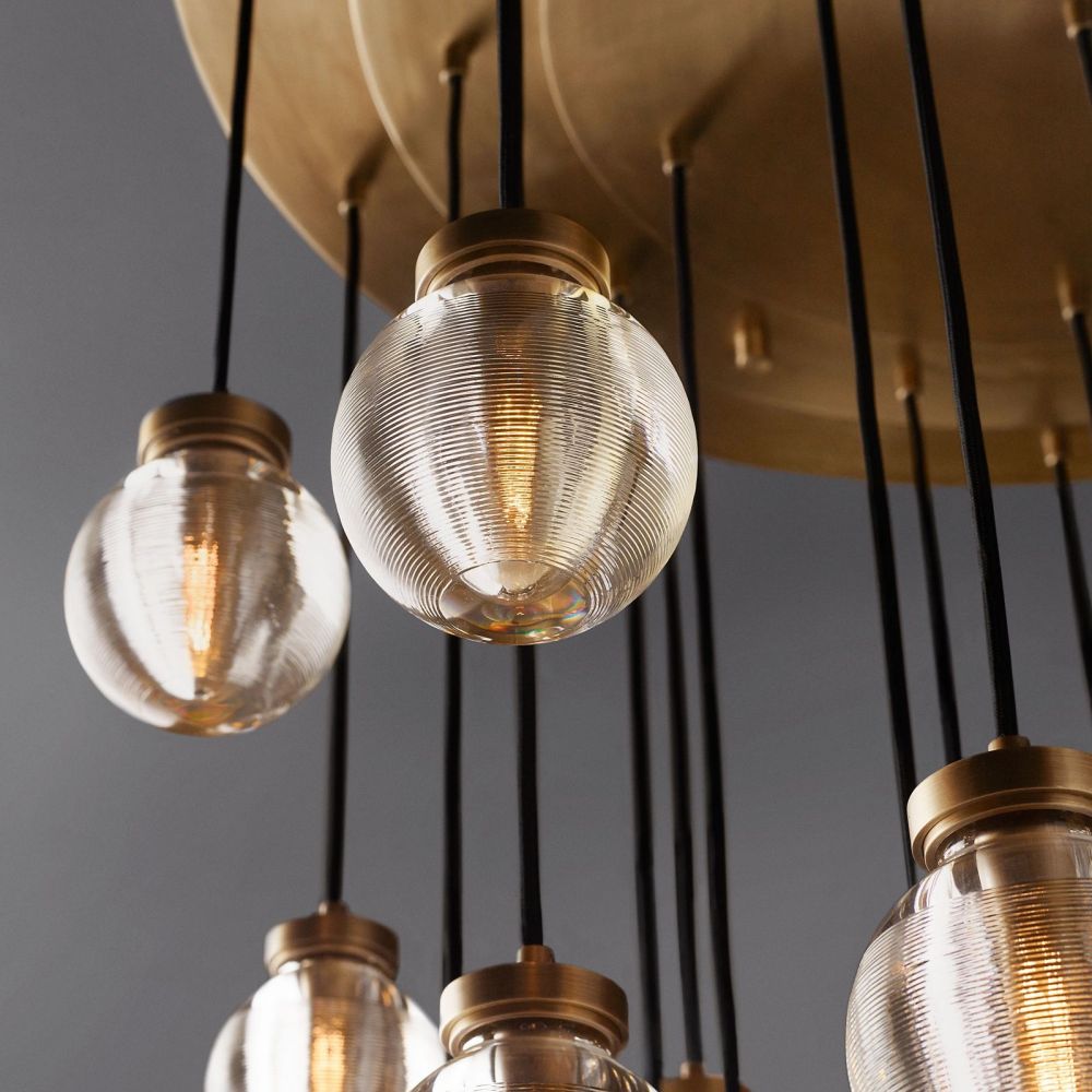 Pevaris Round Chandelier 38"