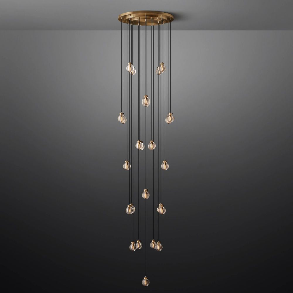Pevaris Round Chandelier 38"