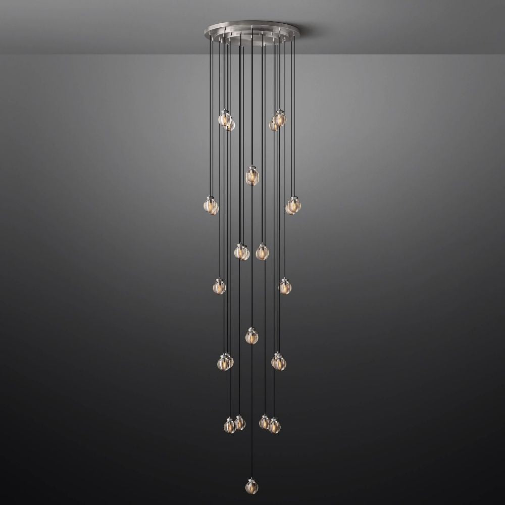 Pevaris Round Chandelier 38"