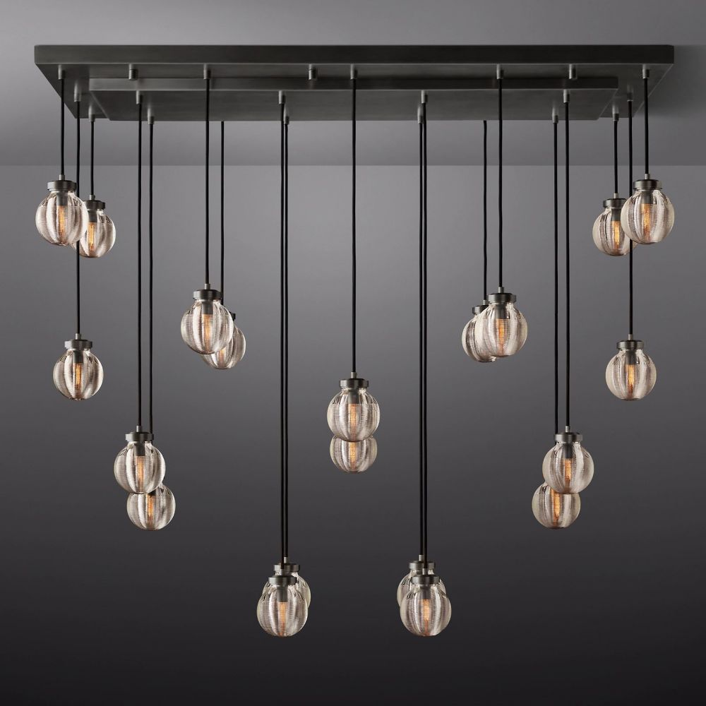 Pevaris Rectangle Chandelier 54"