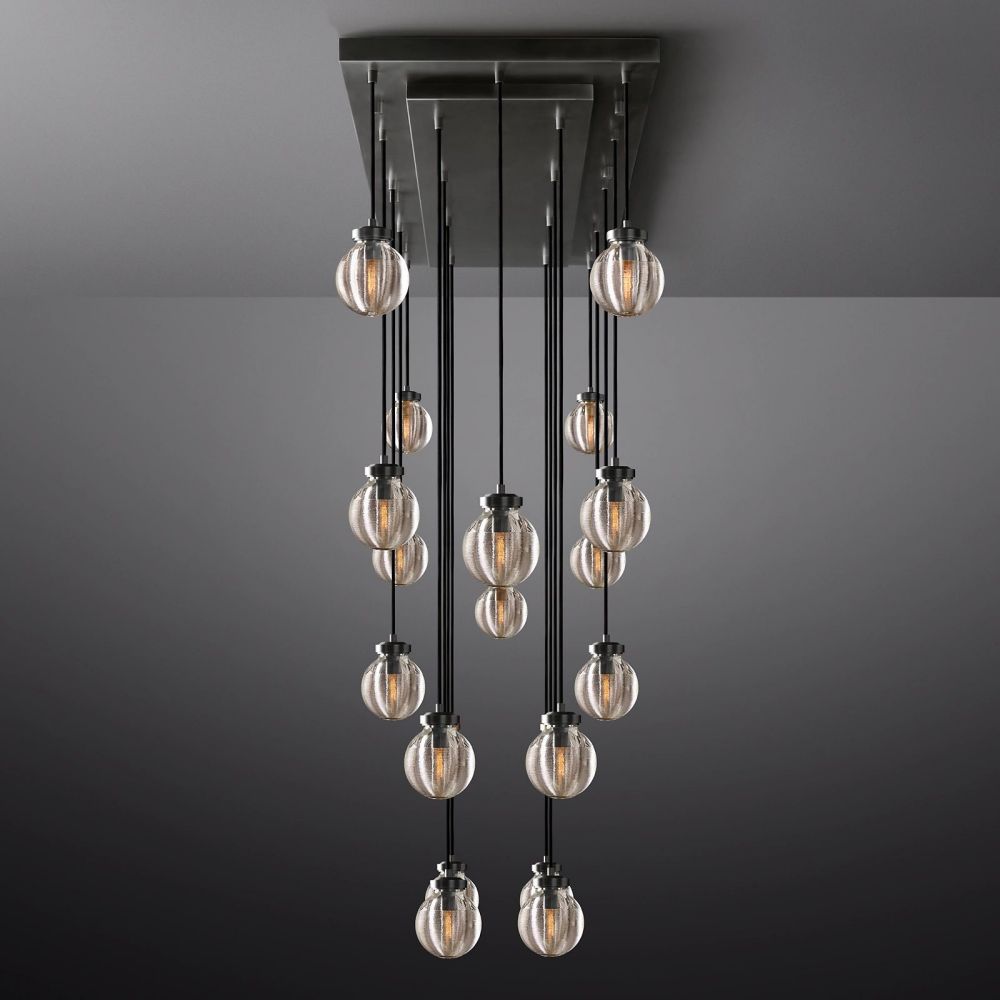 Pevaris Rectangle Chandelier 54"
