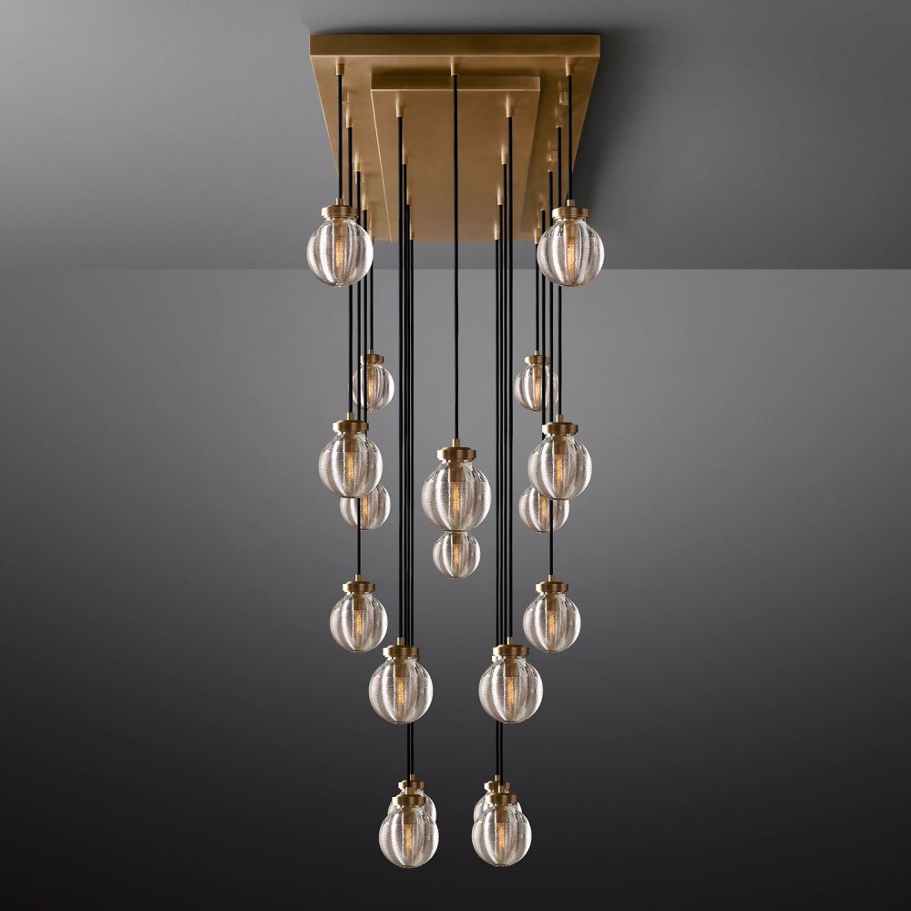 Pevaris Rectangle Chandelier 54"