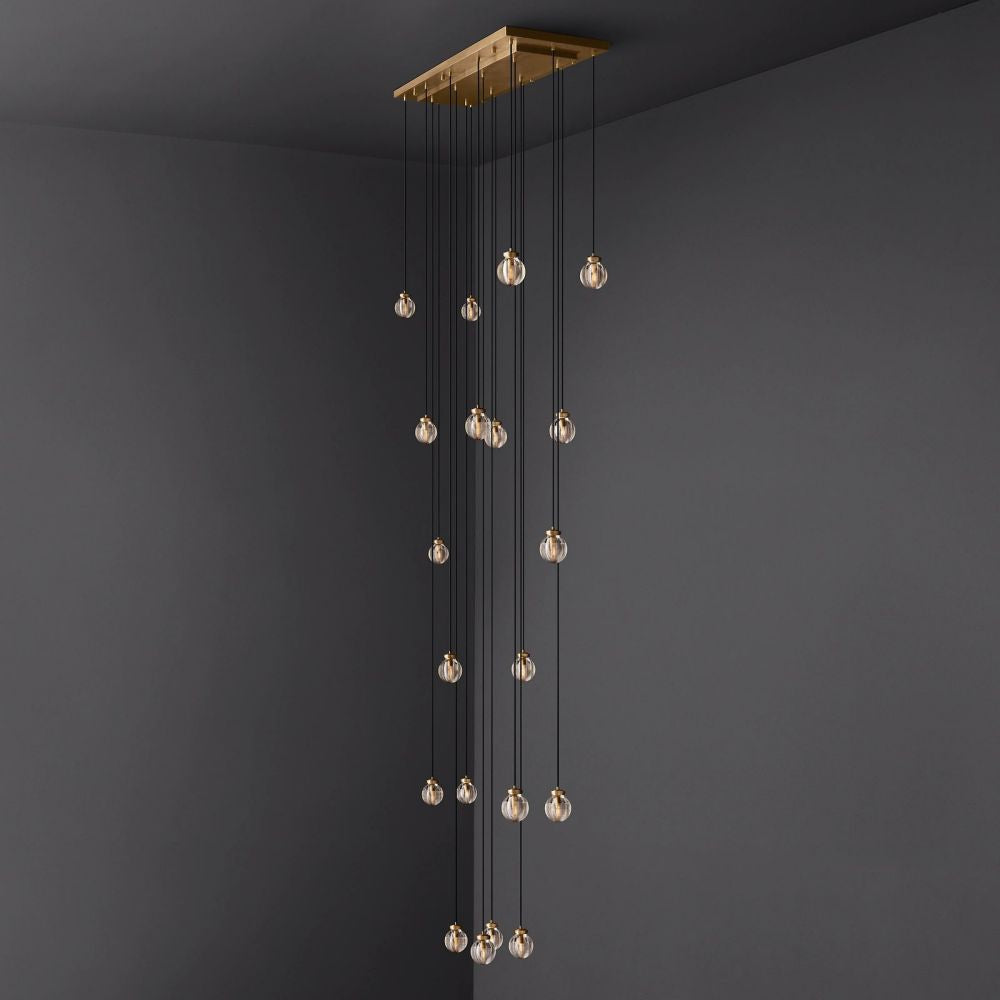 Pevaris Rectangle Chandelier 54"