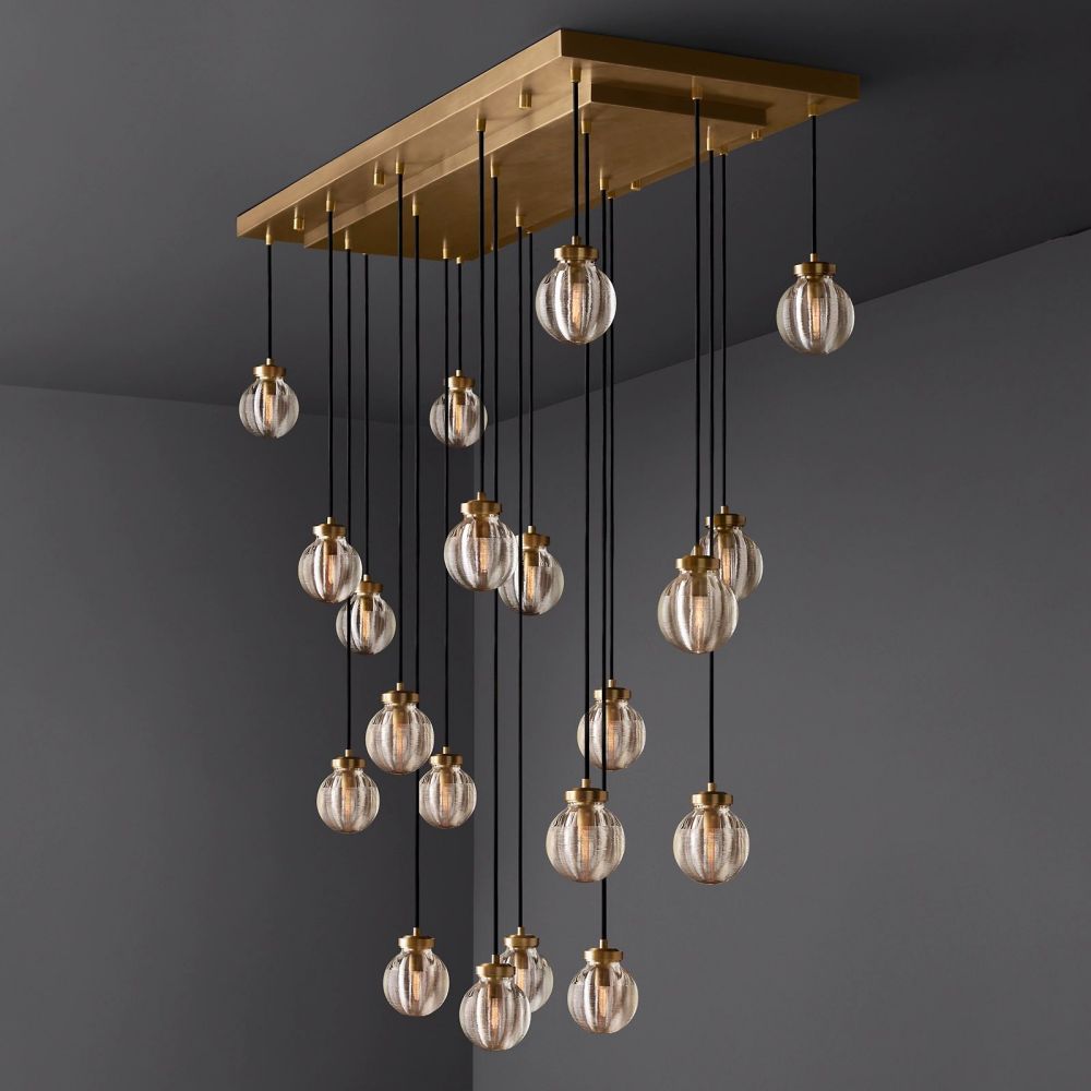 Pevaris Rectangle Chandelier 54"