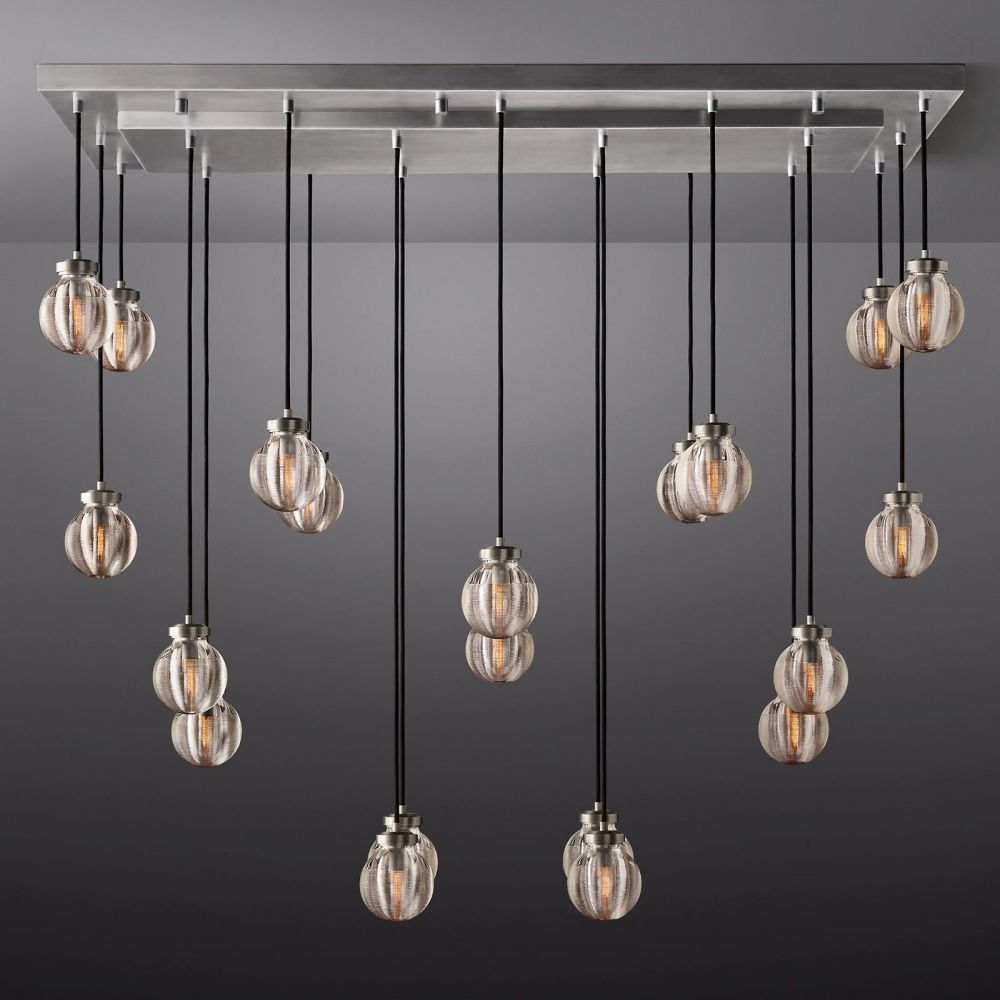 Pevaris Rectangle Chandelier 54"