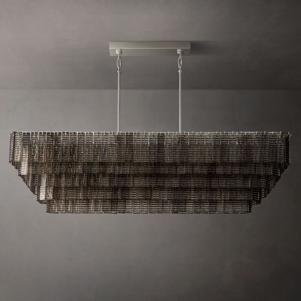 Sirelle Rectangle Chandelier 77"