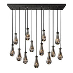 Raindrop Rectangular Chandelier 54"