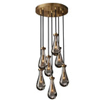 Raindrop Round Chandelier 18"