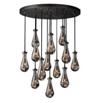 Raindrop Round Chandelier 36"