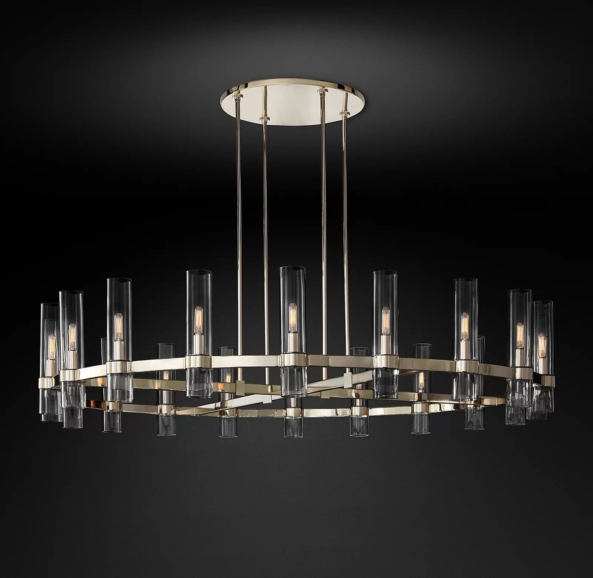 Ravelle Round Chandelier 60" - ebuylight