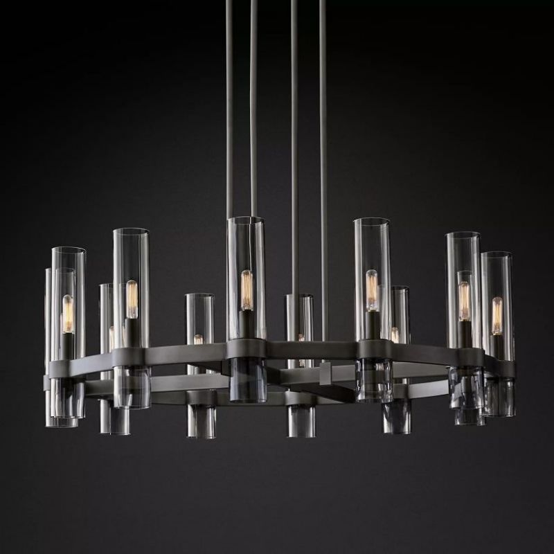 Ravelle Round Chandelier 36" - ebuylight