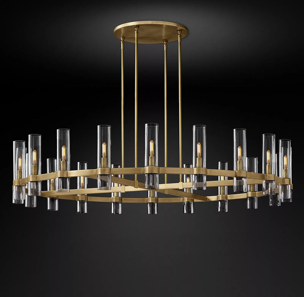 Ravelle Round Chandelier 60" - ebuylight