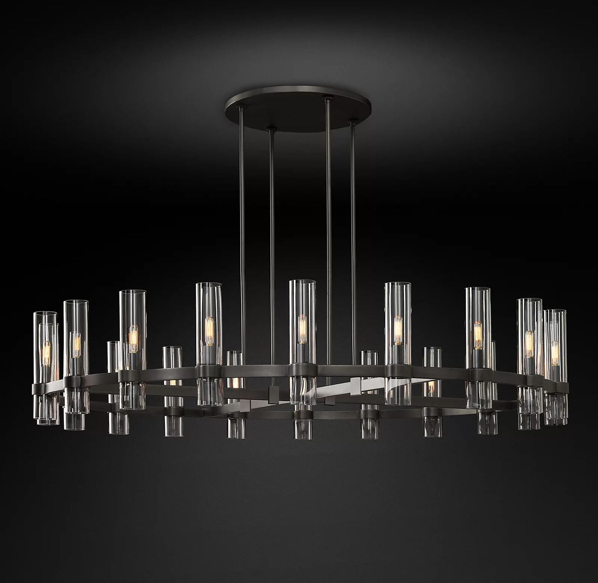 Ravelle Round Chandelier 60" - ebuylight