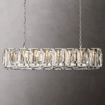 Harluxe Crystal Rectangle Chandelier 54"