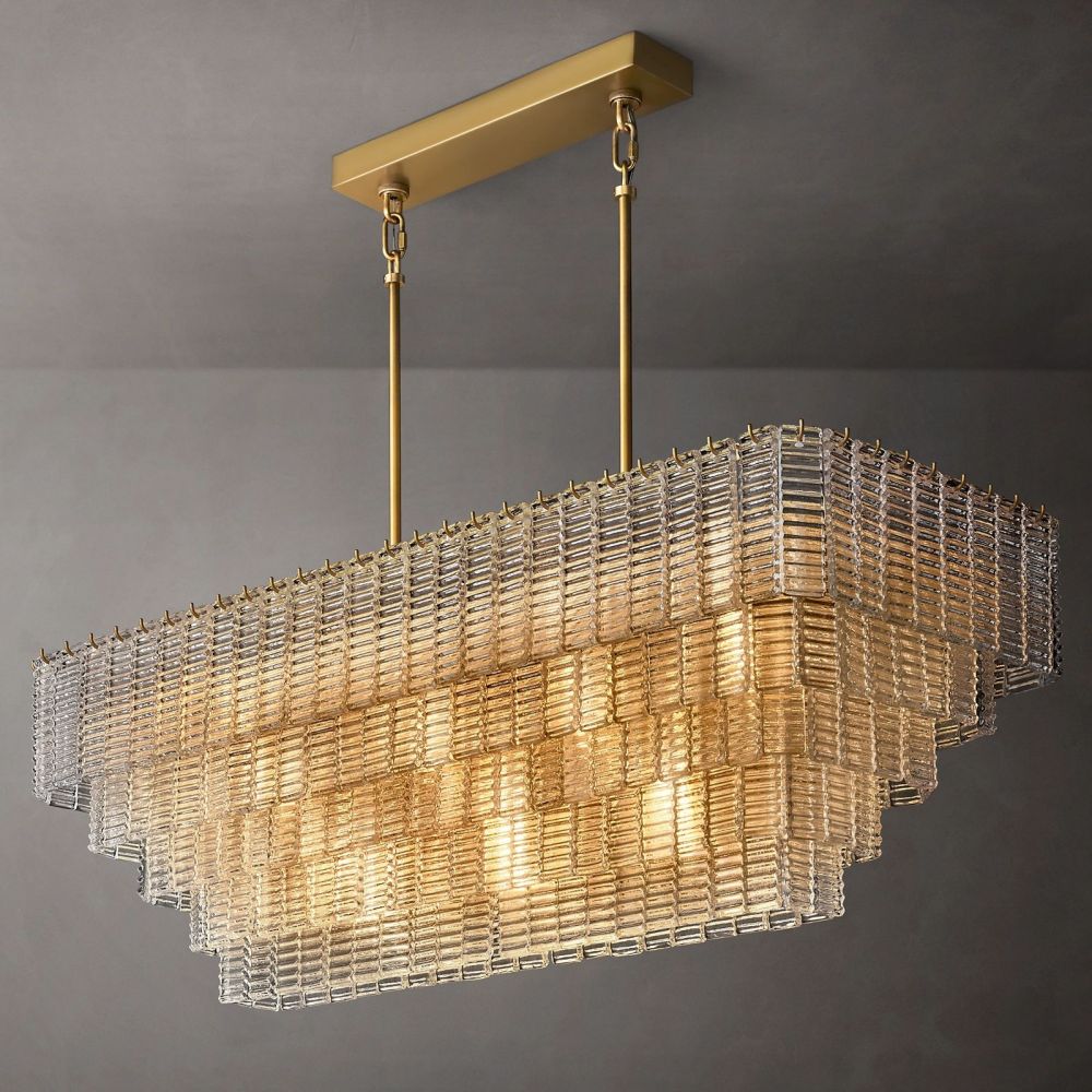 Sirelle Rectangle Chandelier 59"