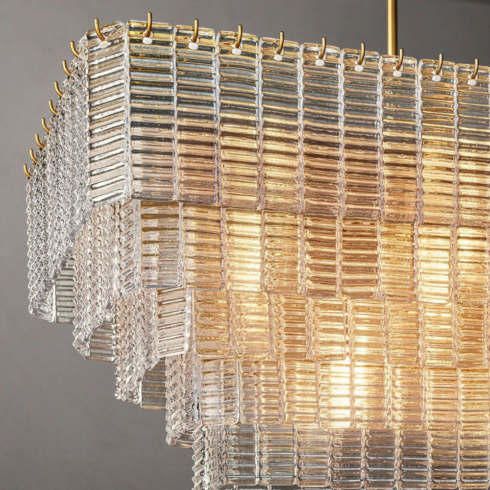 Sirelle Rectangle Chandelier 59"