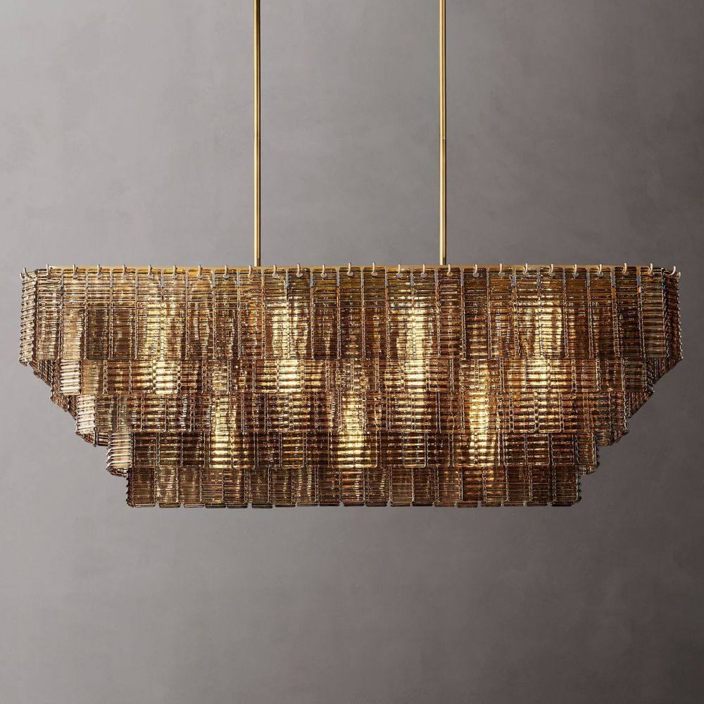 Sirelle Rectangle Chandelier 59"