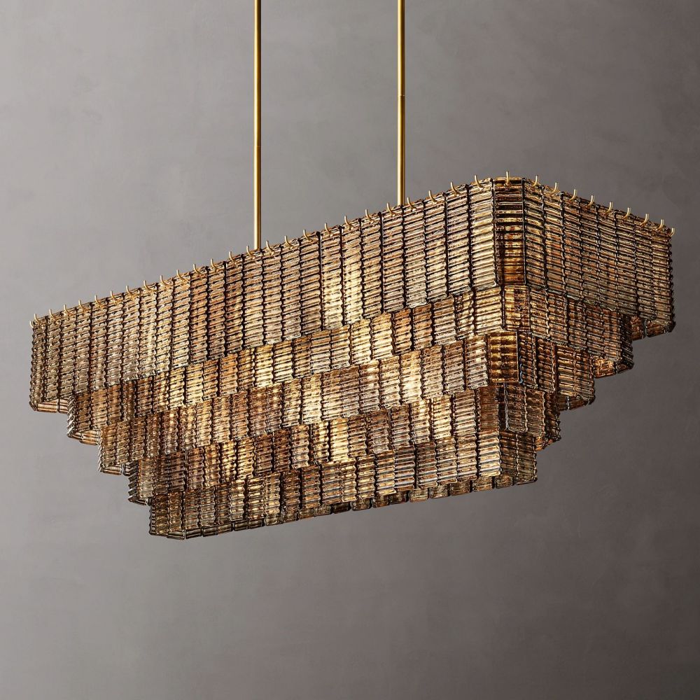 Sirelle Rectangle Chandelier 59"