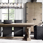 Harluxe Crystal Rectangle Chandelier 62"