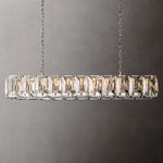 Harluxe Crystal Rectangle Chandelier 74"