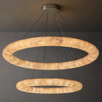 Rivent Lisse Two-Tiered Round Chandelier 61"