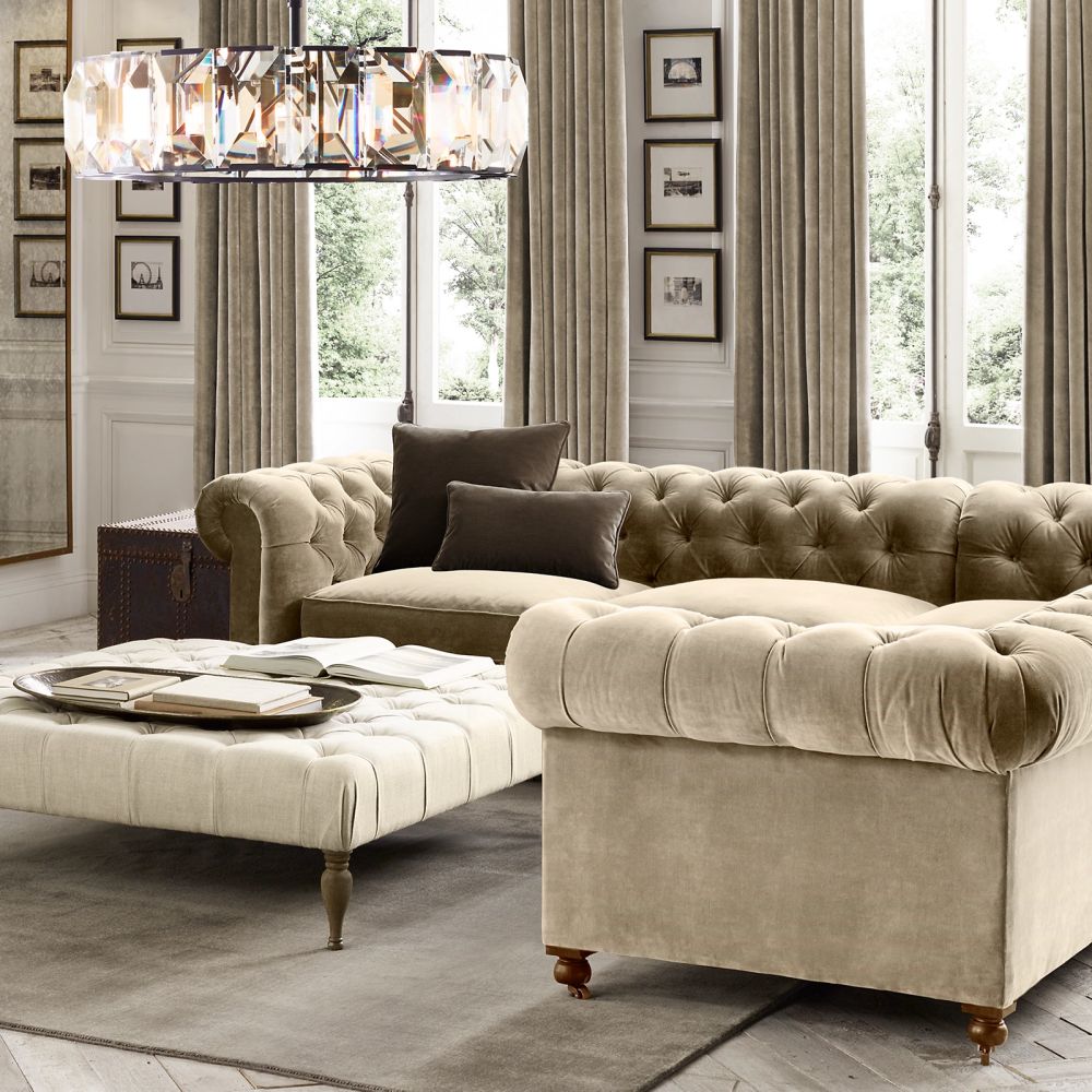 Harluxe Crystal Round Chandelier 31"