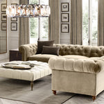 Harluxe Crystal Round Chandelier 31"