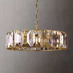 Harluxe Crystal Round Chandelier 43"